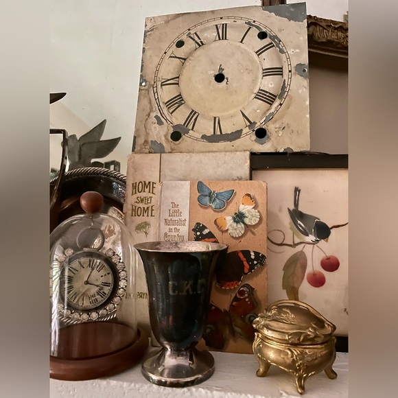 Vtg Metal CLOCK FACE - Picture 3 of 3